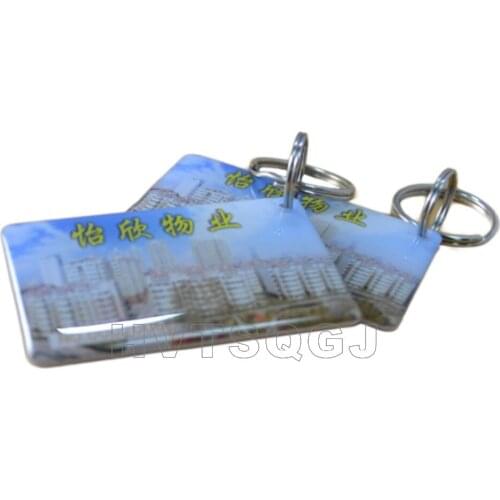 300pcs 216 chip custom logo printing epoxy rfid nfc tag