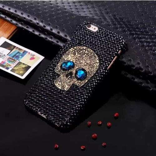 Leopard Diamond Case For iPhone 11 12 Pro Max XR XS Max X 8 7 6S Plus Luxury Rhinestone Soft Silicone Skull Cover For iPhone 12