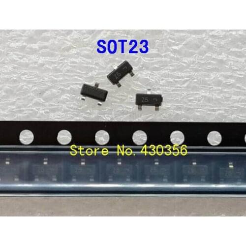 Free shipping 100pcs BZX84C6V2 SOT23 6.2V BZX84C6V2LT1G 6V2 Zener diode