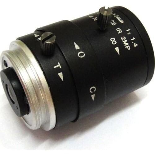 HD 2mp 2.8-12mm cctv lens CS Mount Manual Focal IR 1/2.7" 1:1.4 for IP Camera