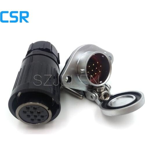 HP20, 10 pin plug ( female ), 10 pin socket ( male ), automotive electrical wire connectors, LED connector 10 pin,IP55