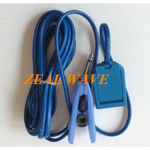 Hutong Negative Plate Connection Round Head Imported Round Plug Paste Plate Cable With Clip