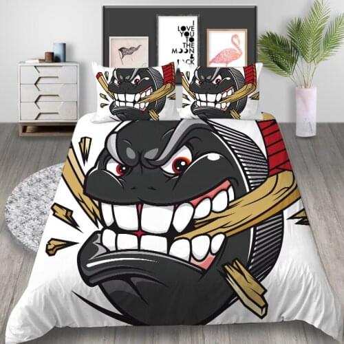 Thumbedding Kids Bedding Set Little Monster Cartoon Fashion Duvet Cover Queen King Twin Full Single Double Unique Design Bed Set