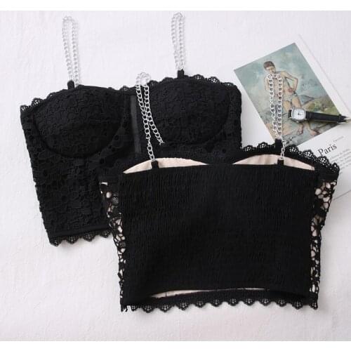 Women Tank Tops 2021 Slim Basic Camisole Feminino Ladies Shirt Vest Cropped Camisole Lace Crop Tops