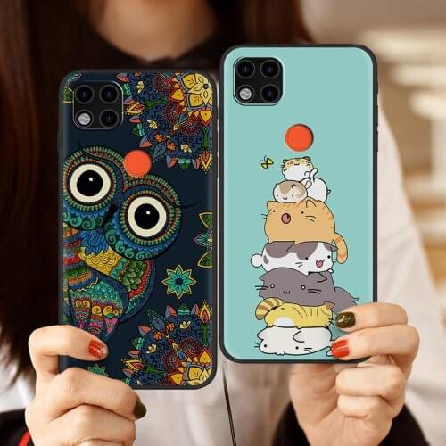 Soft Waterproof Phone Case For Xiaomi Redmi 9C/Redmi 9 India Back Cover Soft Case New Cute Fashion Design