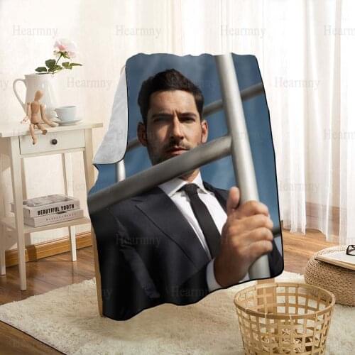 New Arrival Lucifer Tom Ellis Blankets Printing Soft Blanket Throw On Home/Sofa/Bedding Portable Adult Travel Cover Blanket 0508