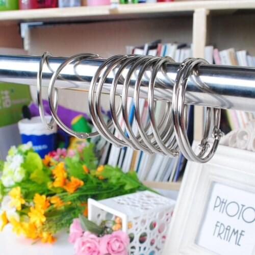 New Arrive Window Shower Curtain Rod Clips Rings Drapery Clips Curtain Hook Household Supplies LX7583