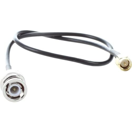 Cheapest 12.8" RF Pigtail Cable SMA Male to BNC Male Adapter Connector