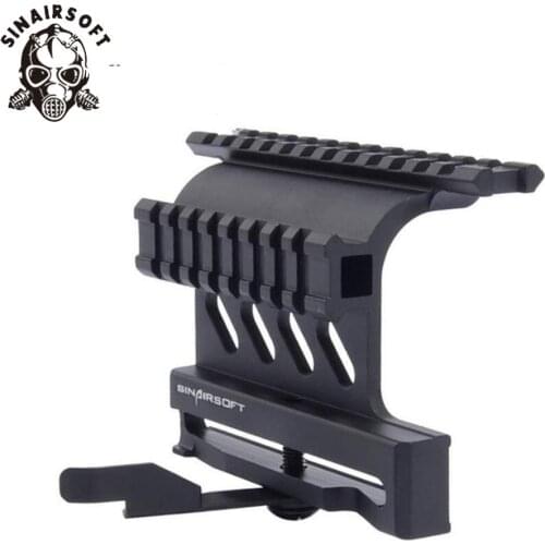 SINAIRSOFT Tactical AK 47/74 Picatinny Weaver Rails AK Series QD Double Side Scope Mount Quick Release Style Airsoft Accessories