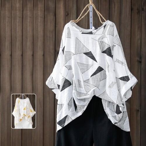 Boho Plus Size White Cotton Linen Top Womens Tops and Blouses Short Sleeve Female Tunic Korean Style Thin Summer Shirts Blusas