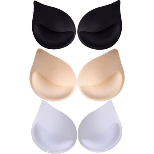 1 Pair Bra Insert Pads Enhancer Removable Breathable Sports Bikini Dancing Soft and Breathable Durable Not Easily Deformed