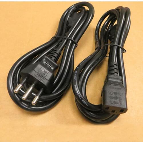 1.8 meters Brazil power cord Host power line cable Brazil standard Adapter wire 10pcs