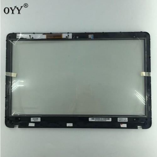 15.6 inch Touch Screen Digitizer Glass with frame for Sony Vaio SVF152 SVF152C29M SVF1521Q1EB SVF152A