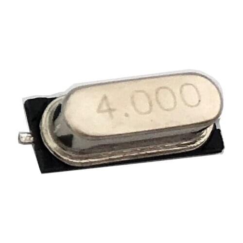 20pcs smd hc-49s 4MHz 4.000mhz 20ppm 20pF quartz resonator crystal