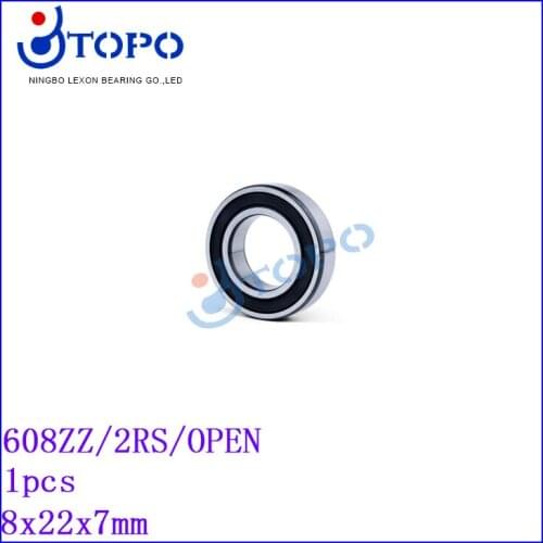 8*22*7mm Deep Groove Ball Bearings608 ZZ/2RS/OPEN