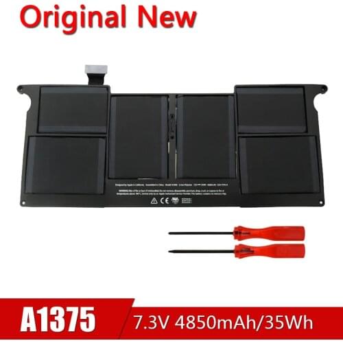 A1375 New Original Laptop Battery For Apple MacBook Air 11" A1370 MC506 MC505 MC506LL/A MC505LL/A 202-6920-A 2010 Year