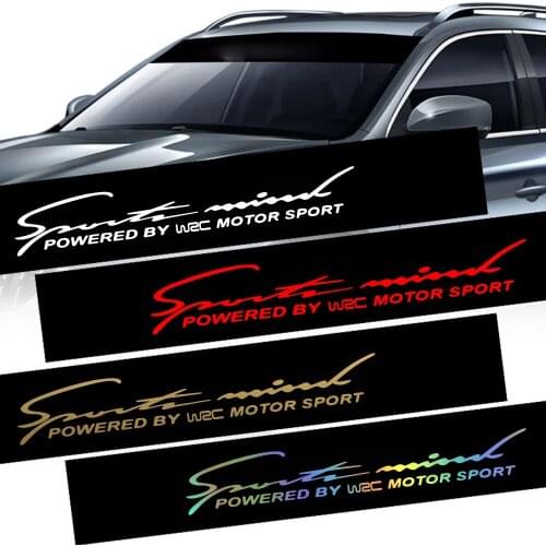 Car Vinyl Sport WRC Quote Stickers For Cars Reflective Decor Auto Stickers And Decal Car-Styling Exterior Accessories