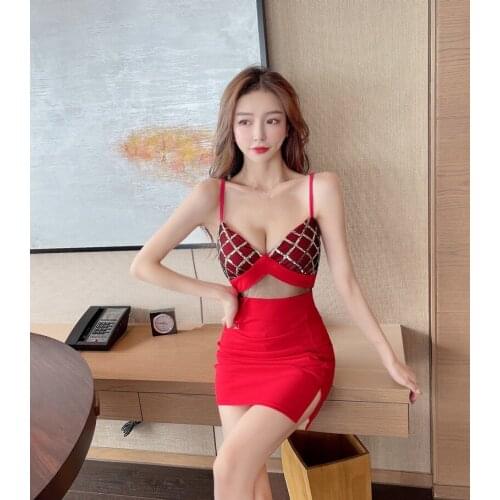 ZB5121 2021 summer new tide backless Sexy womens fashion low-cut V-neck lady temperament slim dress cheap wholesale