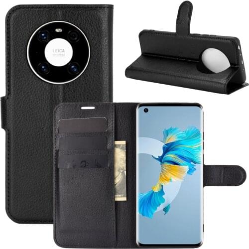 Book Style PU Leather Case Cover for Huawei Mate 40 Flip Wallet Phone Bags Cases with Stand for Huawei Mate 40