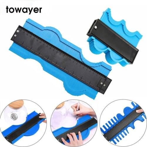 5 inch 120mm Plastic Gauge Contour Profile Copy Duplicator Standard Width Woodwork Marking Laminate Tiles Carpenter Measure Tool