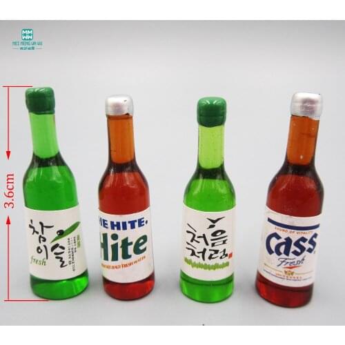 Doll House Mini Variety of simulation wine bottles simulation food fits BJD doll and Kelly dolls Accessories