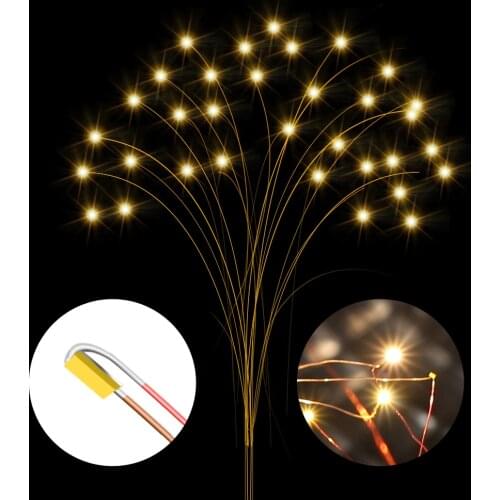 3V Led 0.1mm Wired SMD 0201 Lamp For Building Models Train Toys Lighting System Pre-Soldered Micro Litz