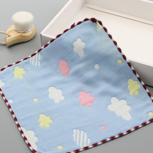 Muslin Handkerchiefs Cloth Baby Towel Newborn Reusable Squares Muslin Baby Cotton Gauze Wipes Washcloth for Children