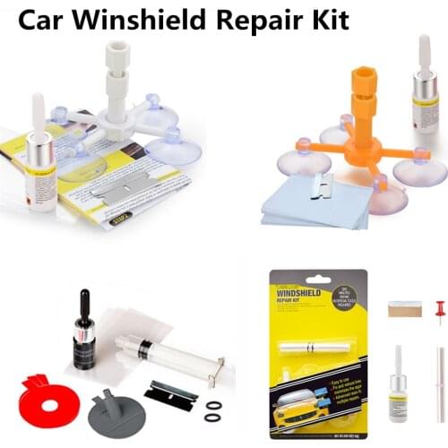 Car Automotive Windshield Repair Kit Window Glass Scratch Crack Restore Repair Fluid Car Styling Window Screen Polishing Tools