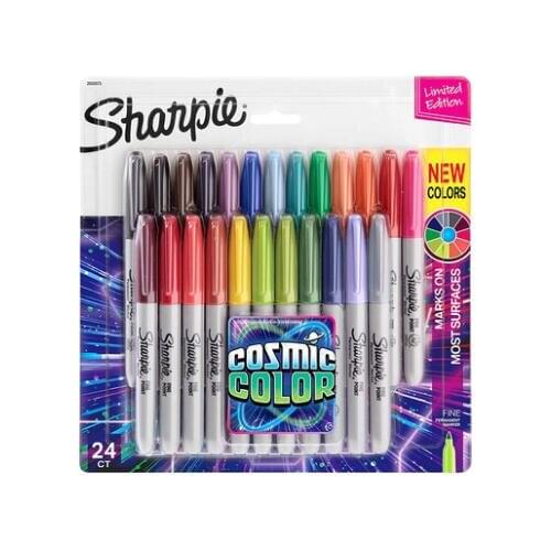 NEW Package 12 24 color American sanford sharpie permanent markers,Sharpie Fine Point Permanent Markers
