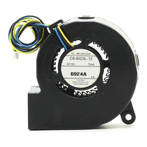 Original 12V 70ma c6-6023l-12 3-wire projector blower cooling fan