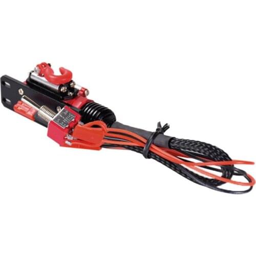 RC Winch Control Unit Switch with Wire Retractor for 1/10 D90 -4 RC Car