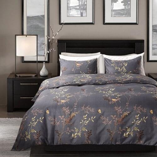 Luxury Printed Bedding Set Home Duvet Cover Queen Quilts for Double Bed Twin Size Adult Pillowcases Bedroom Sleep Textiles