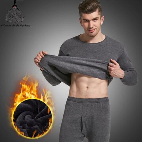 Thermal Underwear For Men Plus Size Thermal Underwear Set Winter Long Johns Men Warm Thermal Underwear Set Thermo Kleding