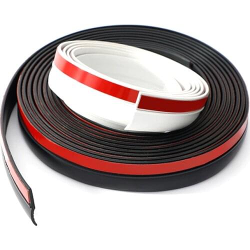 Universal Car Door Trunk Edge Seal Strip Rubber Weatherstrip Sealing Sticker DIY 1.6M For MPV Hatchback SUV Car Auto Accessories
