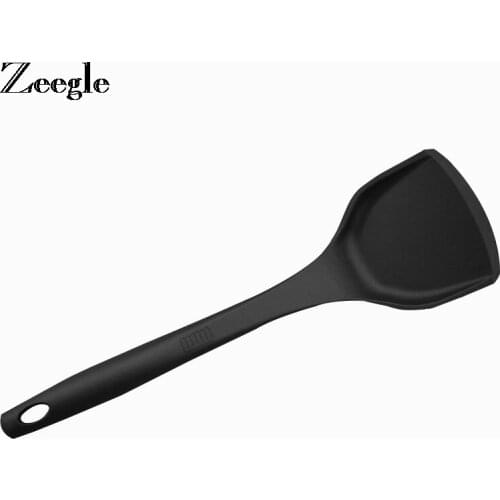 Zeegle Nonstick Silicone Slotted Turners Pot Shovel Cooking Spatula Fried shovel Flexible Silicone Frying Pan Turner Spatula