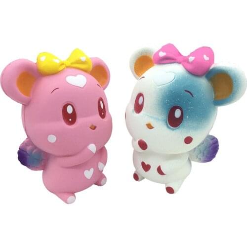 2018 Jumbo squishies Toys Children Slow Rising Antistrss Toy mouse Moon rabbit Squishies Stress Relief Toy Funny Squeeze Toy