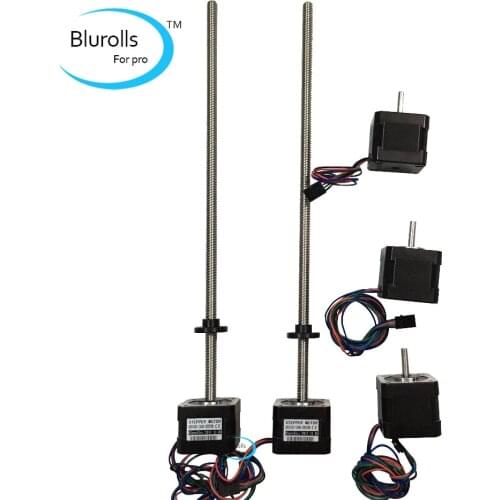 Reprap Prusa i3 MK2 MK2S 3d printer 42 stepper motor, 320m L Z-Motor with Trapezoidal Lead Screw compatiable with mini-Rambo