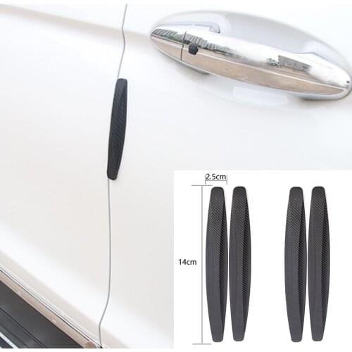 4pcs Car Sticker Door Edge Guards Trim Molding Protection Strip Scratch Protector Car Crash Barriers Door Guard Collision