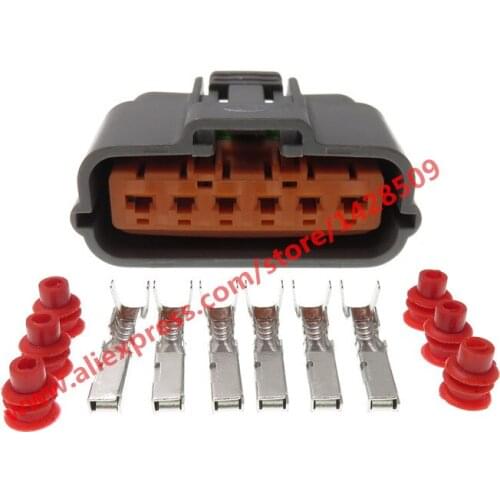 5 Sets 6 Pin Electrical Ignition Part Connector Accelerator Pedal Cable Plug 6195-0035 For Nissan