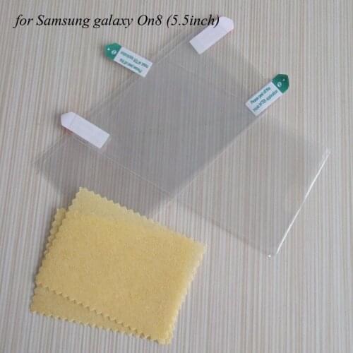 500PCS/Lot Ultra Clear Guard Screen Protectors For Samsung Galaxy On8 5.5inch Phone Film By DHL