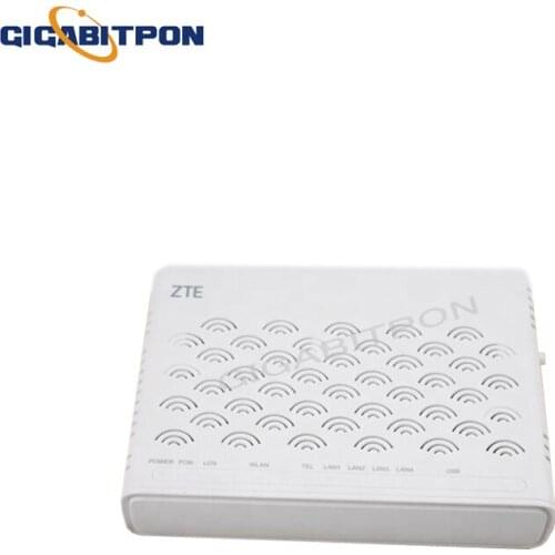 Free shipping ZTE Epon onT ONU Modem F460 V6 1GE+ 3FE+ TEL+ USB+ Wifi English Firmware With Box and Power Supply