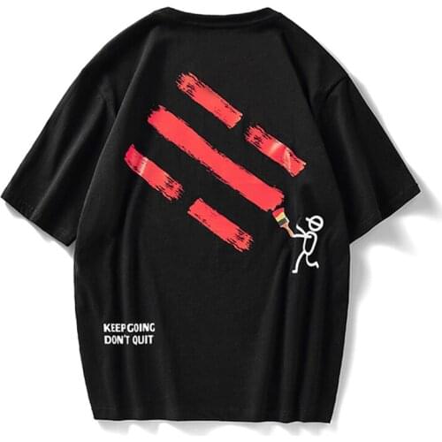 2021 Summer Print T-Shirt Men Fashion Hip Hop Streetwear Cotton Top Tee Male Harajuku Casual Short Sleeve Tshirts