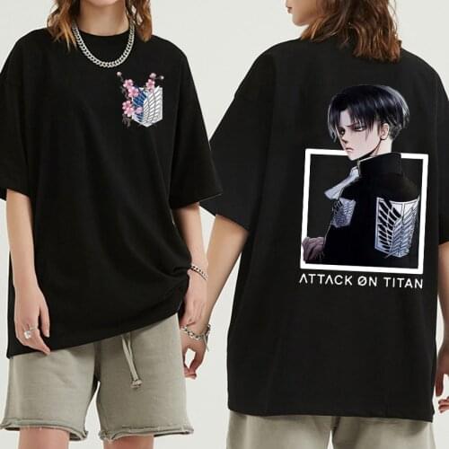 Anime Attack on Titan T-shirt Men Funny Anime Eyes T Shirt Men Kawaii Summer Tops Titans Attack Graphic Tees Harajuku Tshirt