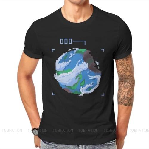 Pixel 100% Cotton TShirts Ooo Print Mens T Shirt Hipster Clothing 6XL