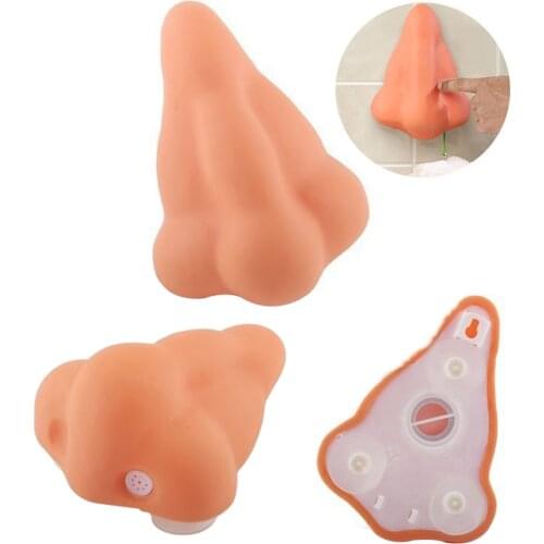 Cute Shower Gel Sanitizer Nose Shape Soap Dispenser Funny Nose For Bathroom Show with Suction Hooks Novelty special