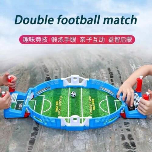 Mini Table Sports Football Soccer Arcade Party Games Double Battle Interactive Toys for Children Kids Adults