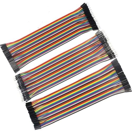 120pcs Dupont Line Kit 20cm Male To Male + Male To Female + Female To Female Jumper Wire Dupont Cable For Arduino Diy Electronic