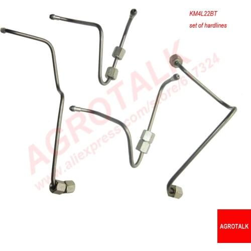 Set of high hard lines for Laidong KM4L22BT (direct injection engine), part number