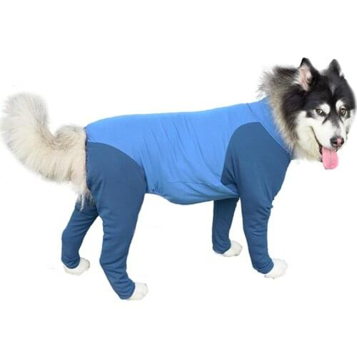 Large Dog Clothing Jumpsuit Pajama Big Dog Outfit Border Collie Samoyed Husky Labrador Golden Retriever Alaskan Malamute Clothes