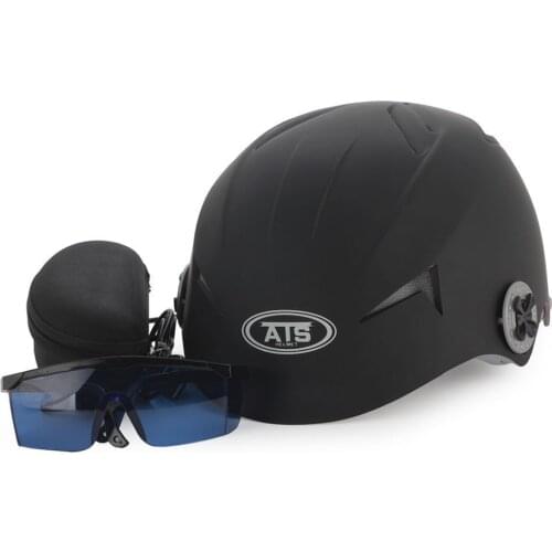 Portable 650nm Laser Cap Red Light 64 / 128 Diodes LLLT Therapy Hair Regrowth Promoter Hair Loss Treatment Helmet With Glasses